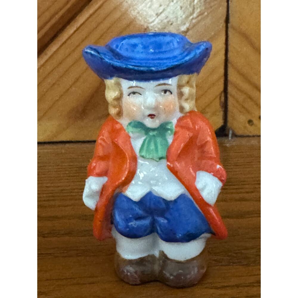 Vintage Made in Japan Colonial Boy Figural Salt Pepper Shaker Single - Picture 2 of 6